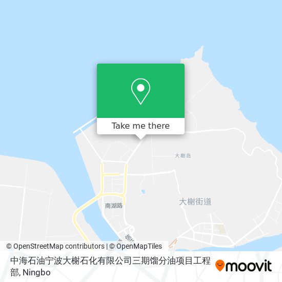 中海石油宁波大榭石化有限公司三期馏分油项目工程部 map