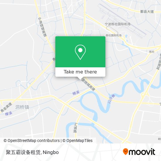 聚五霸设备租赁 map