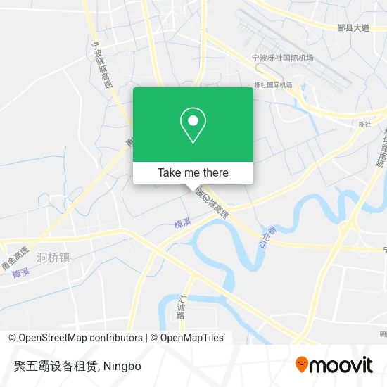 聚五霸设备租赁 map