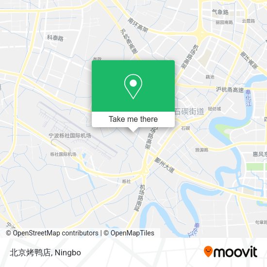 北京烤鸭店 map