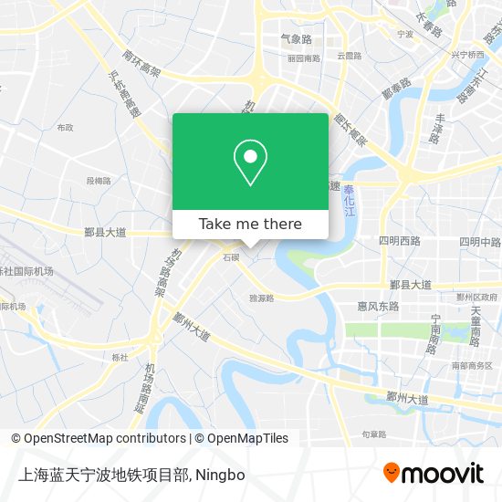 上海蓝天宁波地铁项目部 map