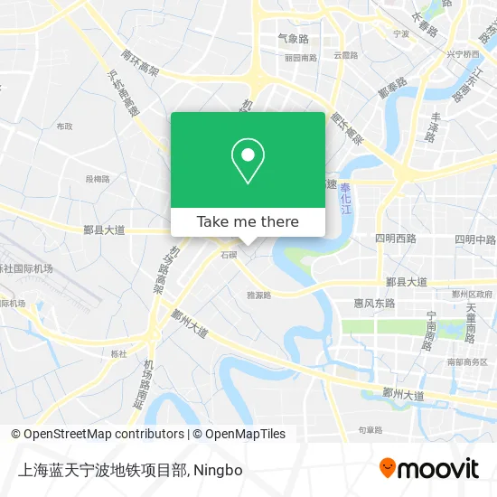 上海蓝天宁波地铁项目部 map