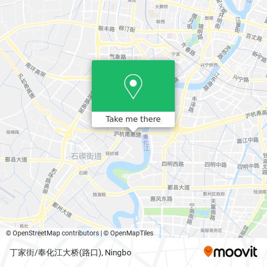 丁家街/奉化江大桥(路口) map