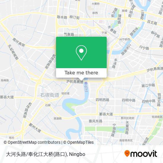 大河头路/奉化江大桥(路口) map