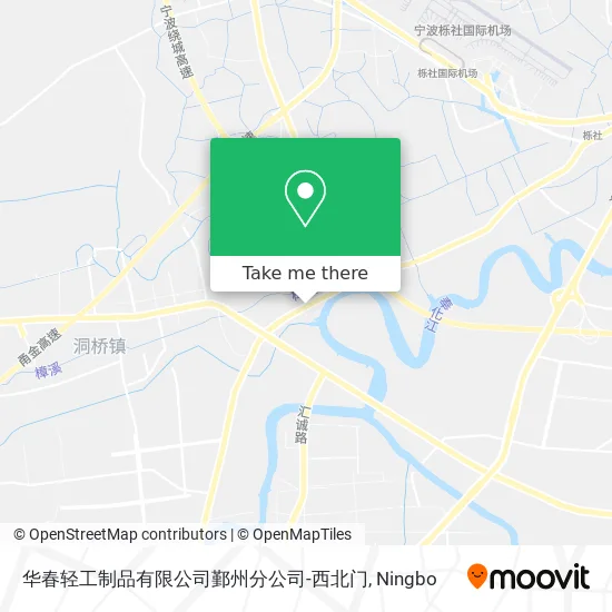华春轻工制品有限公司鄞州分公司-西北门 map
