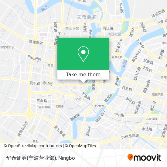 华泰证券(宁波营业部) map