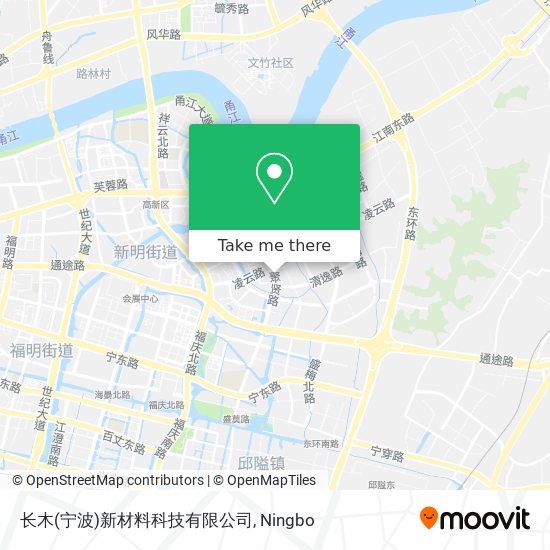 长木(宁波)新材料科技有限公司 map