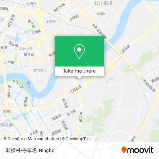 新模村-停车场 map