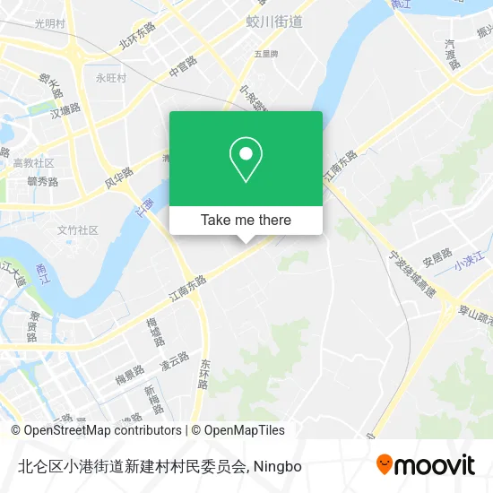 北仑区小港街道新建村村民委员会 map
