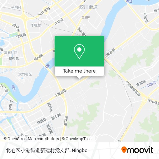 北仑区小港街道新建村党支部 map