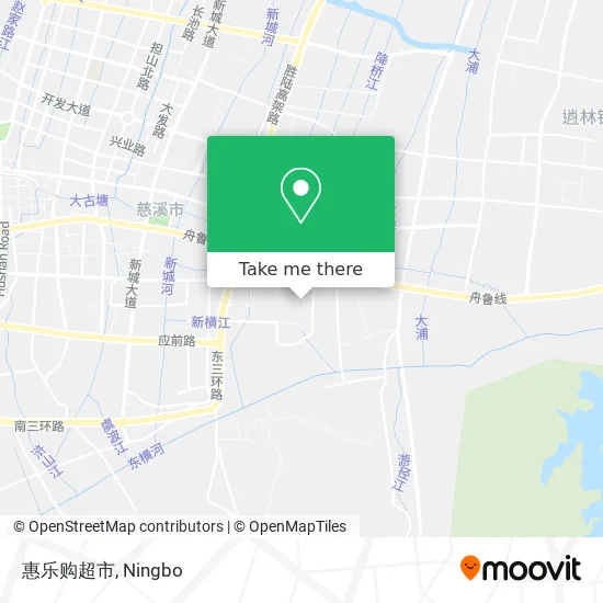惠乐购超市 map