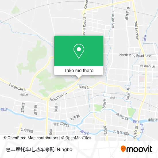 惠丰摩托车电动车修配 map