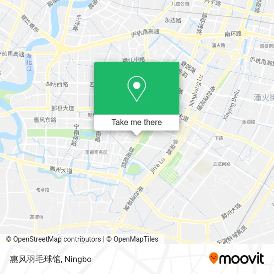 惠风羽毛球馆 map