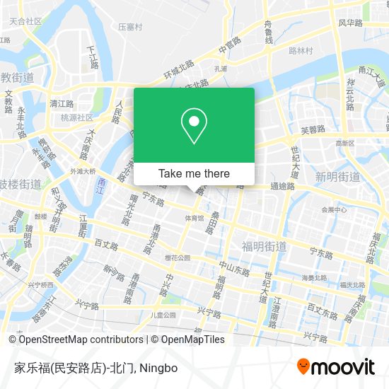 家乐福(民安路店)-北门 map