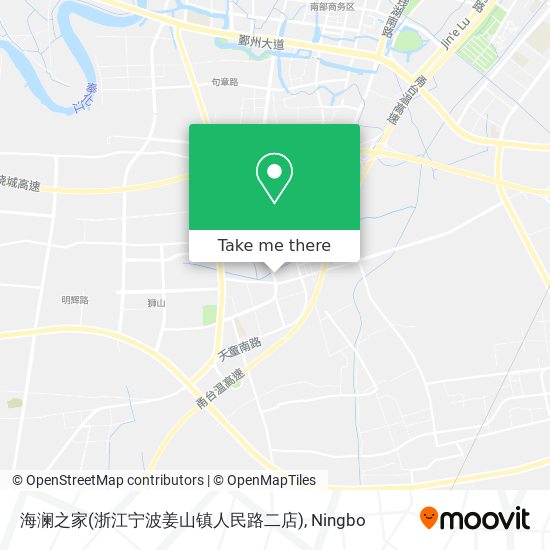 海澜之家(浙江宁波姜山镇人民路二店) map