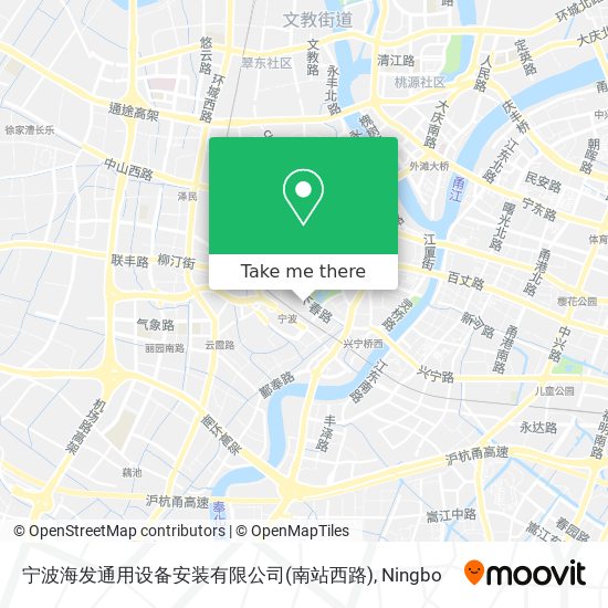 宁波海发通用设备安装有限公司(南站西路) map