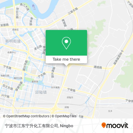 宁波市江东宁升化工有限公司 map