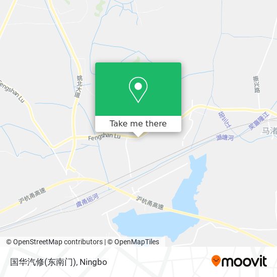 国华汽修(东南门) map