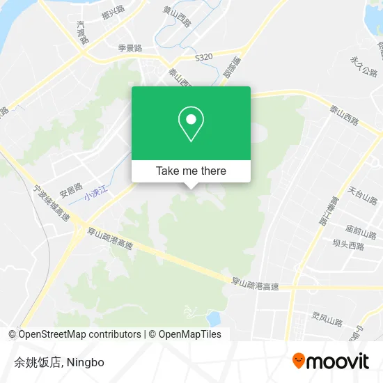 余姚饭店 map