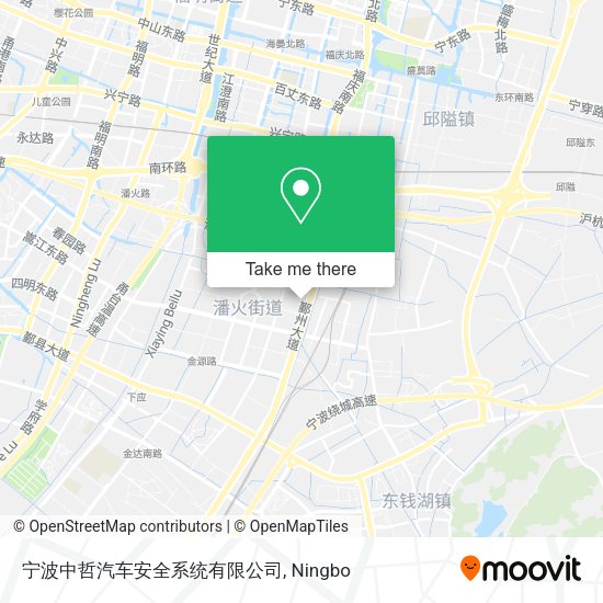 宁波中哲汽车安全系统有限公司 map