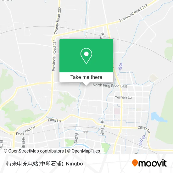 特来电充电站(中塑石浦) map