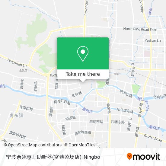 宁波余姚惠耳助听器(富巷菜场店) map