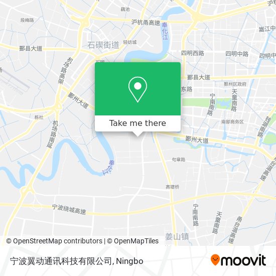 宁波翼动通讯科技有限公司 map