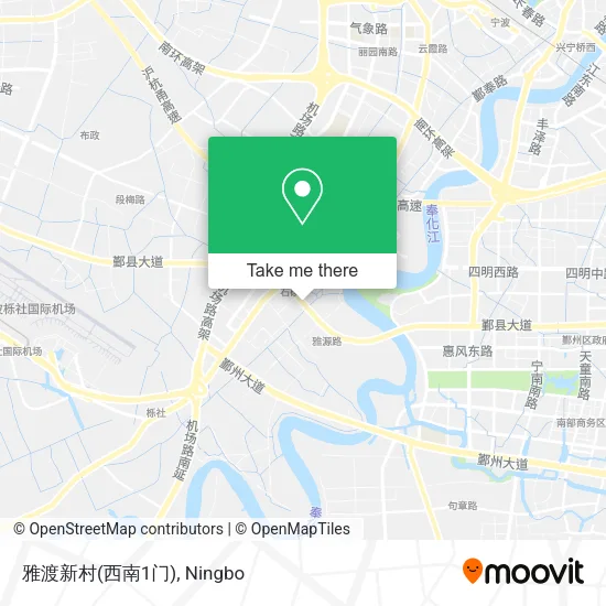 雅渡新村(西南1门) map