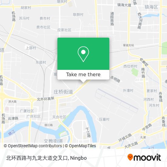 北环西路与九龙大道交叉口 map