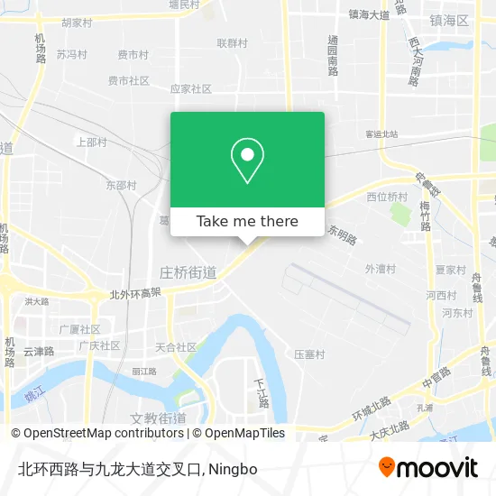 北环西路与九龙大道交叉口 map