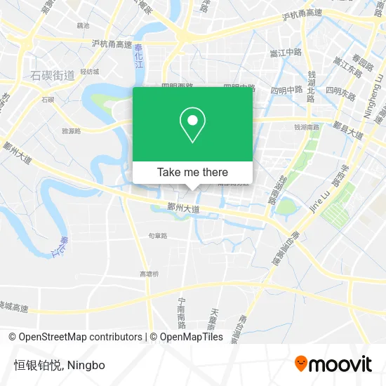 恒银铂悦 map