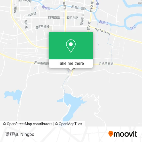 梁辉镇 map