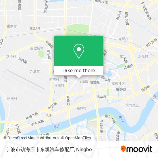 宁波市镇海庄市东凯汽车修配厂 map