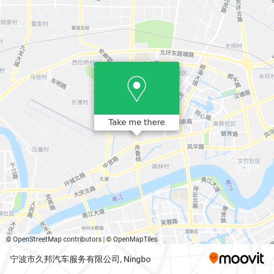 宁波市久邦汽车服务有限公司 map