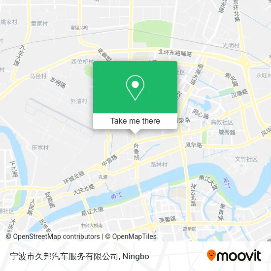 宁波市久邦汽车服务有限公司 map