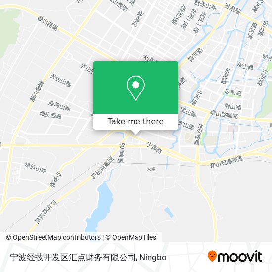 宁波经技开发区汇点财务有限公司 map