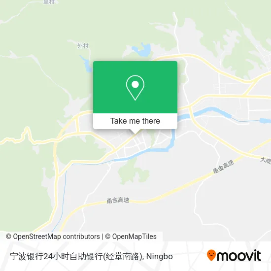 宁波银行24小时自助银行(经堂南路) map