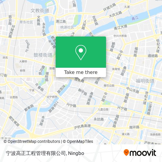 宁波高正工程管理有限公司 map