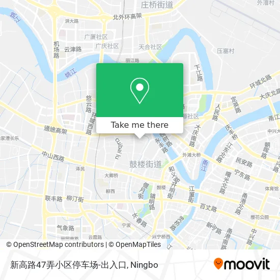 新高路47弄小区停车场-出入口 map