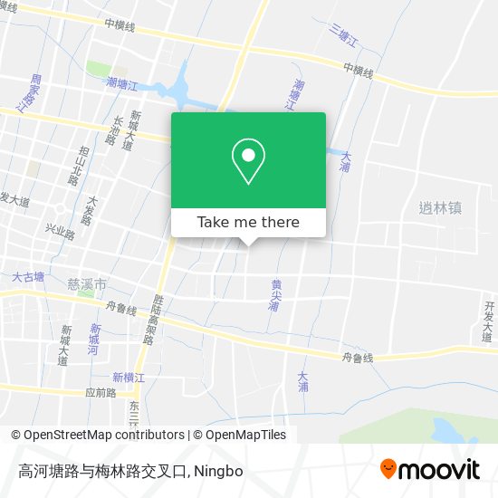 高河塘路与梅林路交叉口 map