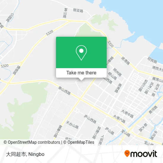 大同超市 map