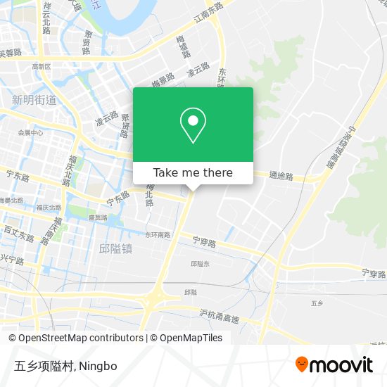 五乡项隘村 map