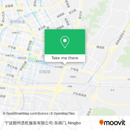 宁波鄞州丞乾服装有限公司-东南门 map
