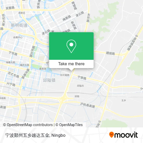 宁波鄞州五乡越达五金 map