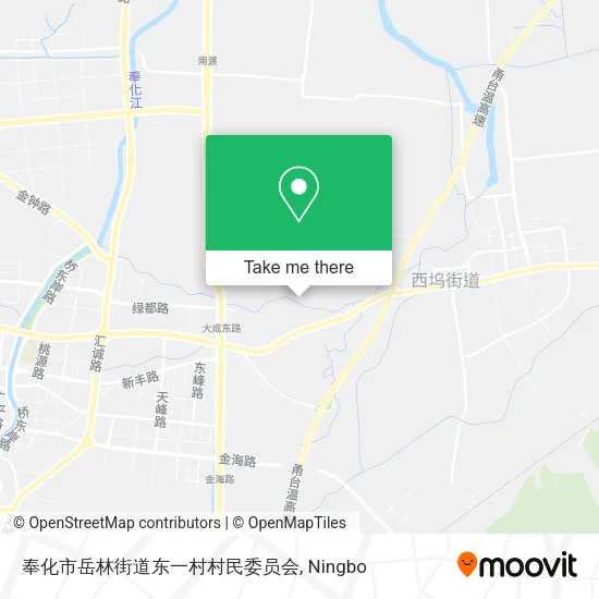 奉化市岳林街道东一村村民委员会 map