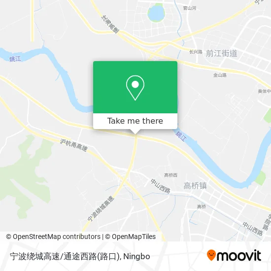 宁波绕城高速/通途西路(路口) map