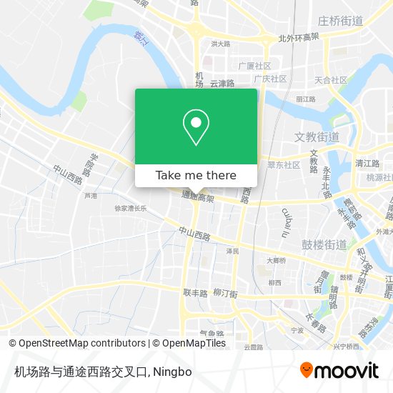 机场路与通途西路交叉口 map
