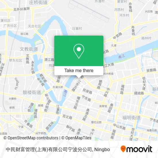 中民财富管理(上海)有限公司宁波分公司 map