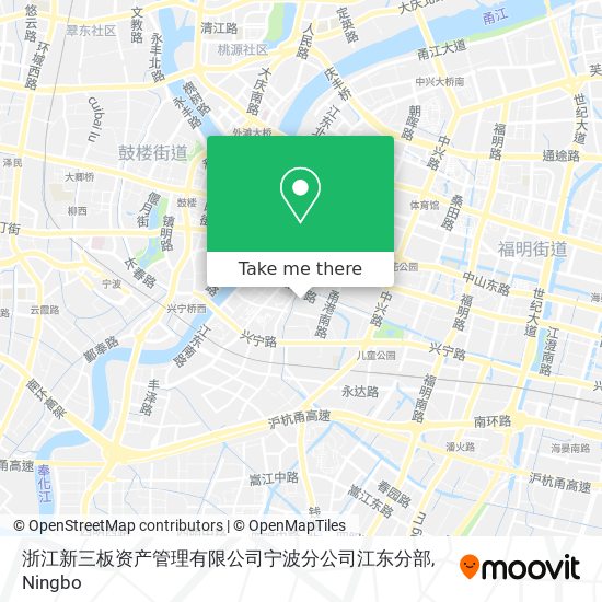 浙江新三板资产管理有限公司宁波分公司江东分部 map