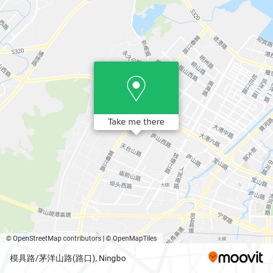 模具路/茅洋山路(路口) map